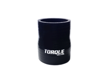 Picture of Torque Solution Transition Silicone Coupler: 2 inch to 2.25 inch Black Universal