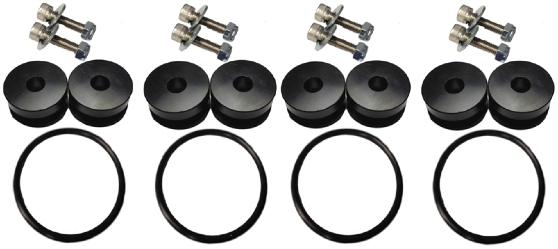 Picture of Torque Solution Billet Bumper Quick Release Kit Combo (Black): Universal