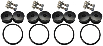 Picture of Torque Solution Billet Bumper Quick Release Kit Combo (Black): Universal