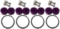 Picture of Torque Solution Billet Bumper Quick Release Kit Combo (Purple): Universal