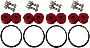 Picture of Torque Solution Billet Bumper Quick Release Kit Combo (Red): Universal