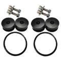 Picture of Torque Solution Billet Bumper Quick Release Kit Combo (Black): Universal
