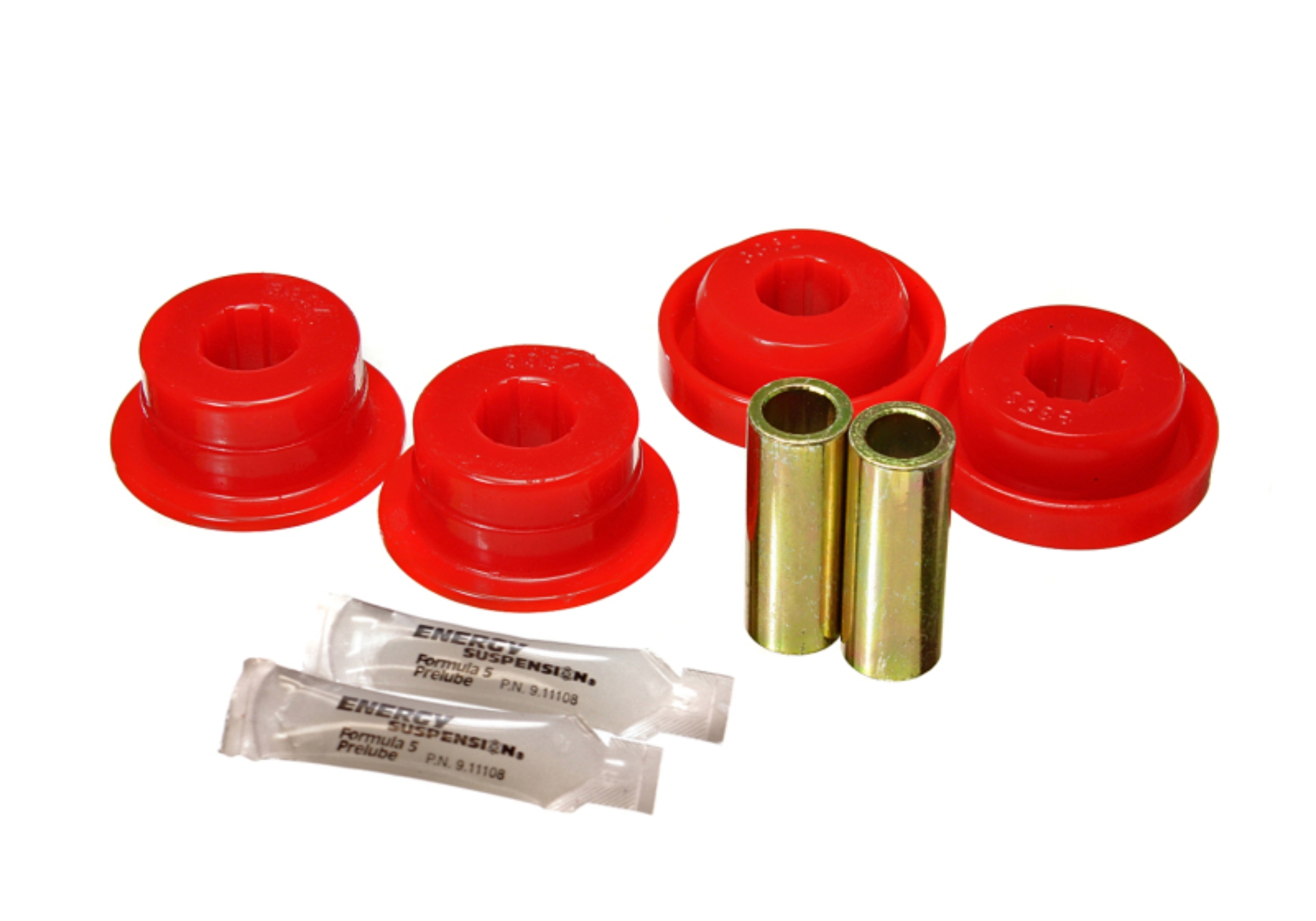 Picture of Energy Suspension 07-17 Jeep Wrangler JK Front Control Arm Bushing - Axle Only Position - Red