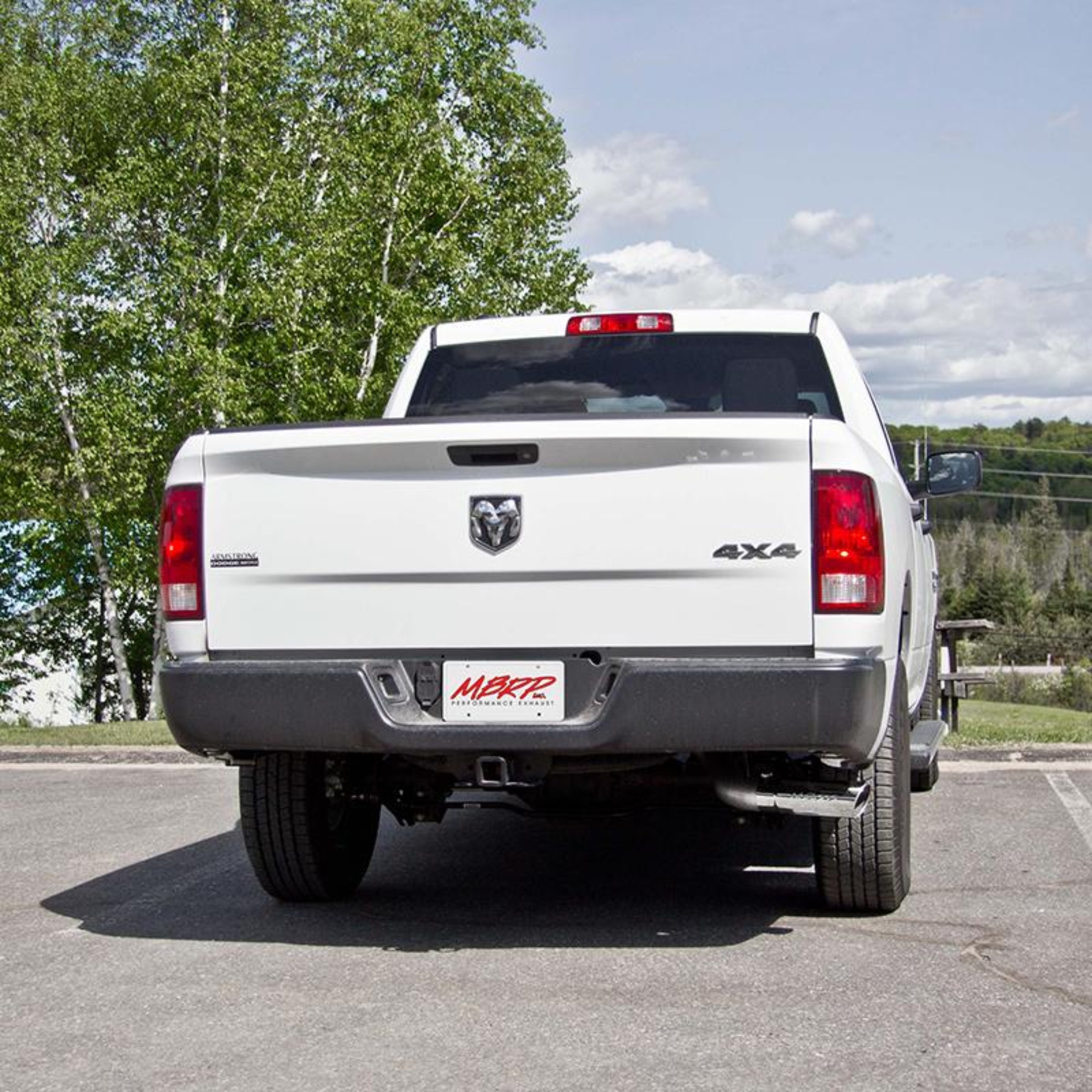 Picture of MBRP 2014 Dodge Ram 1500 3.0L EcoDiesel 3.5in Filter Back Exhaust Single Side Exit Alum