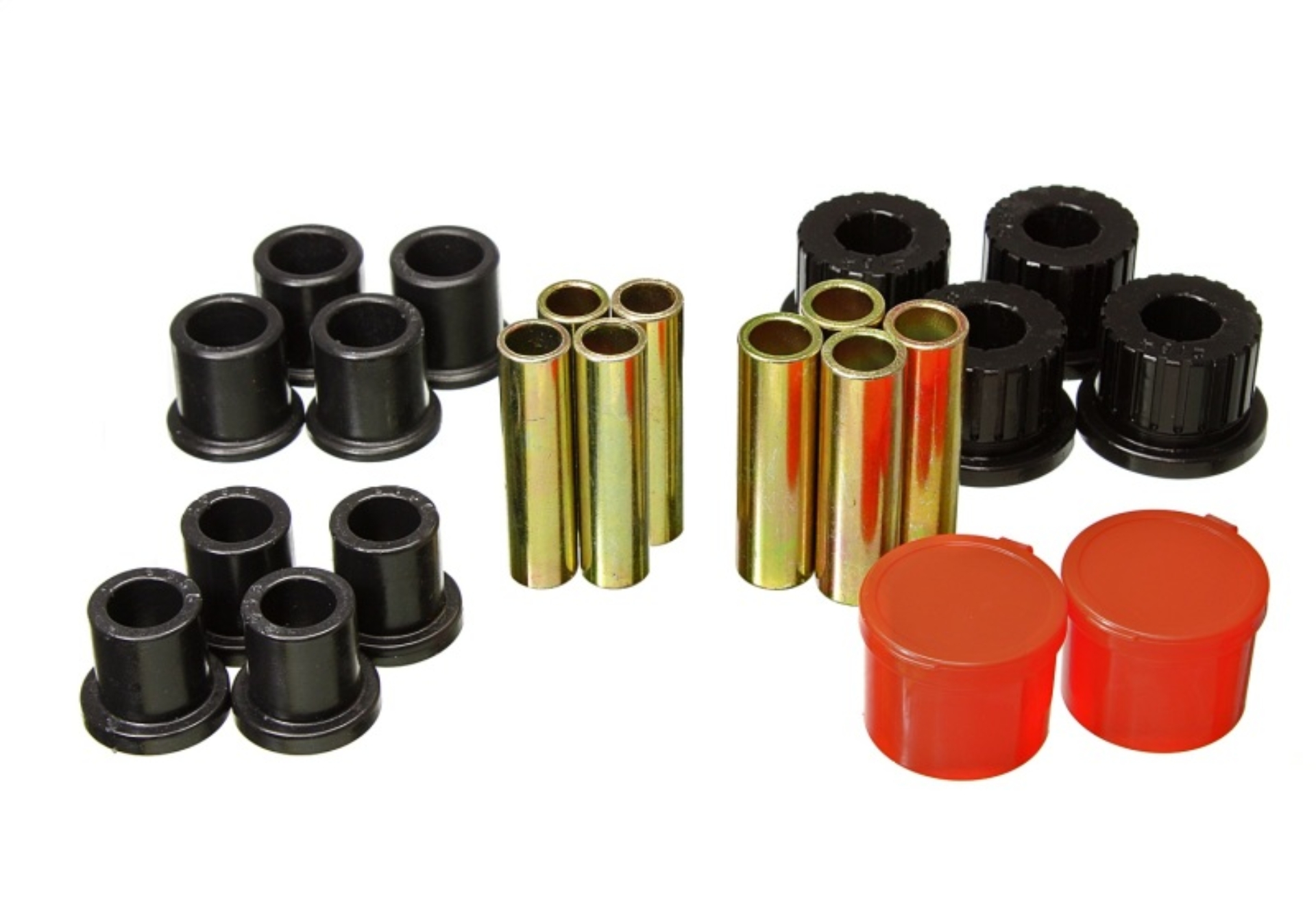 Picture of Energy Suspension 98-11 Ford Ranger 2/4WD Rear Leaf Spring Bushing Set - Black