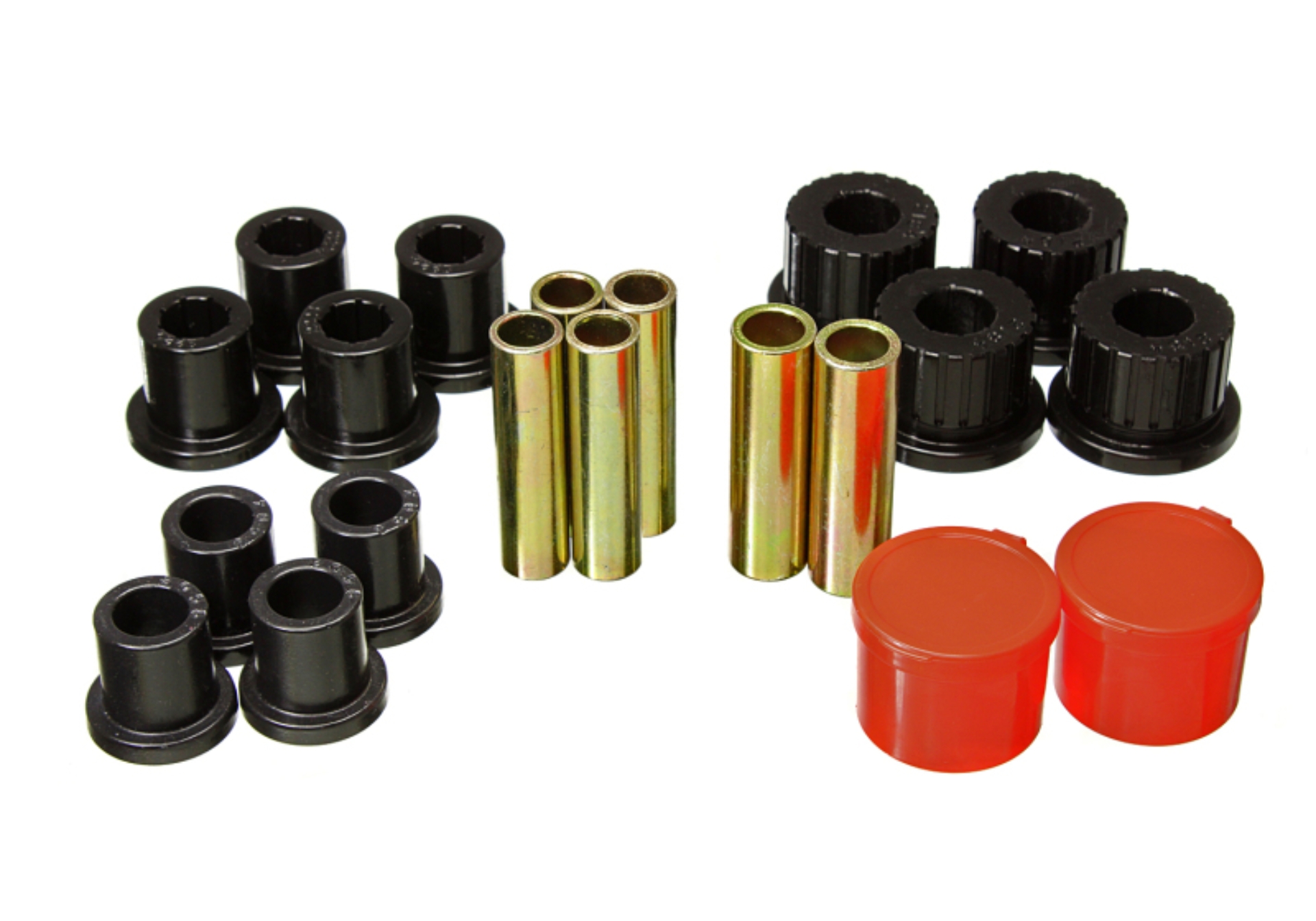 Picture of Energy Suspension 98-11 Ford Ranger 2/4WD Rear Leaf Spring Bushing Set - Black
