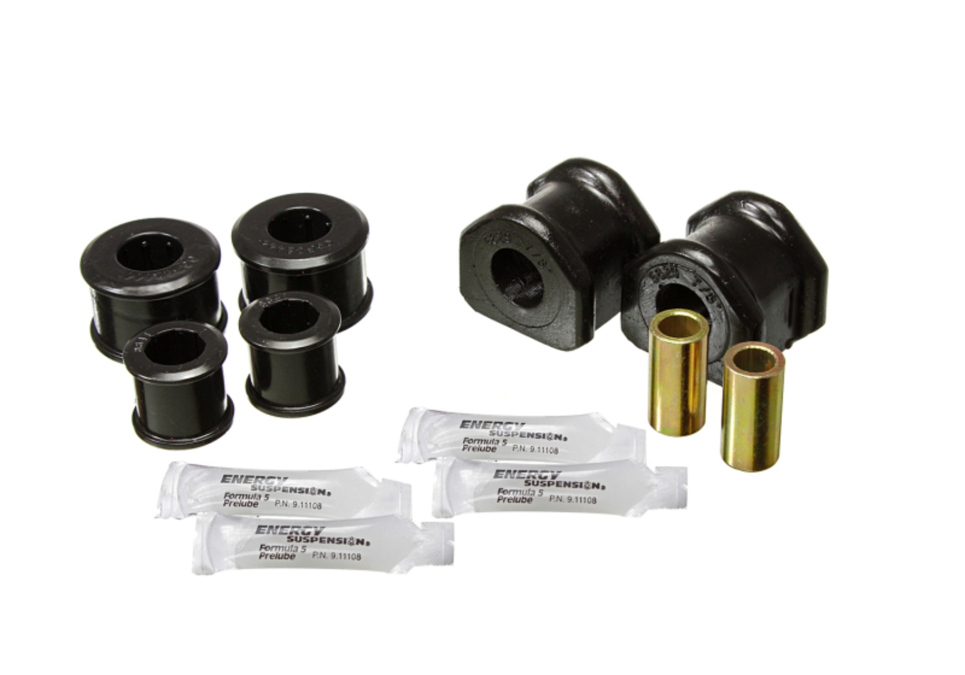 Picture of Energy Suspension 11-14 Ford Mustang Front Sway Bar Bushing Set 22mm - Black
