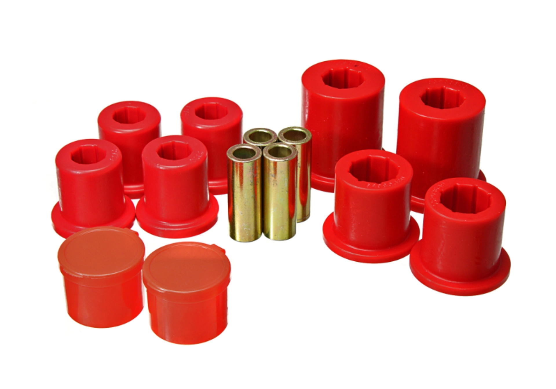 Picture of Energy Suspension 10-20 Toyota 4Runner/Lexus GX460 Front Control Arm Bushing Set - Red