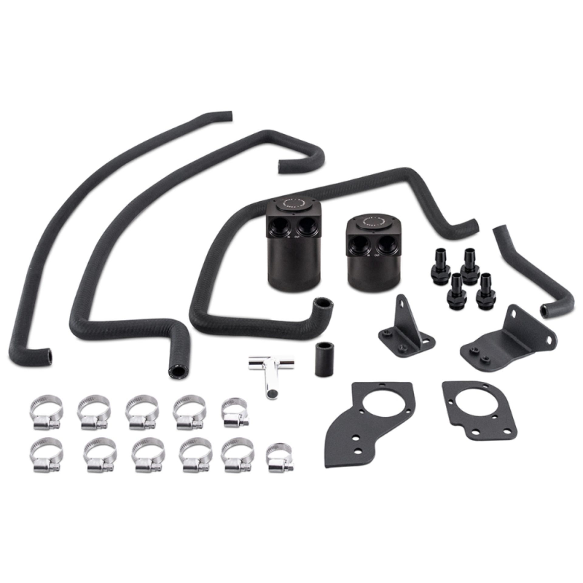 Picture of Mishimoto MM Baffled Oil Catch-Kit Oil Catch Cans - MMBCC-350Z-07PBE