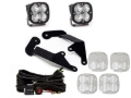 Picture of Baja Designs 21+ Ford Bronco Sport Squadron Pro Spot LED Light Pods - Clear