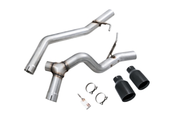 Picture of AWE Tuning 2020+ Jeep Gladiator 3.6L Trail-to-Tread (Dual Exhaust) Conversion Kit w/Diamond Blk Tips