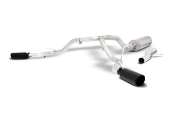 Picture of Gibson 21-22 GMC Yukon/Chevy Tahoe 5.3L 2/4WD Cat-Back Dual Extreme Exhaust System - Stainless