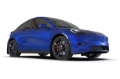 Picture of Rally Armor 20-26 Tesla Model Y, Juniper Y Black UR Mud Flap w/White Logo