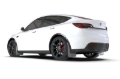 Picture of Rally Armor 20-26 Tesla Model Y, Juniper Y White UR Mud Flap w/Black Logo