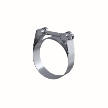 Picture of MBRP Universal 2.5in Barrel Band Clamp - Stainless (NO DROPSHIP)