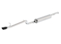 Picture of Borla 12-16 Jeep Wrangler V6 4WD Dirt Sport Cat-Back 2.5in Single Square Rolled Angle Cut Rear