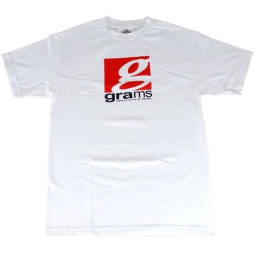 Picture of Grams Performance and Design Logo White T-Shirt - XXL