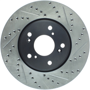 Picture of Sport Drilled & Slotted Brake Rotor; Front Left