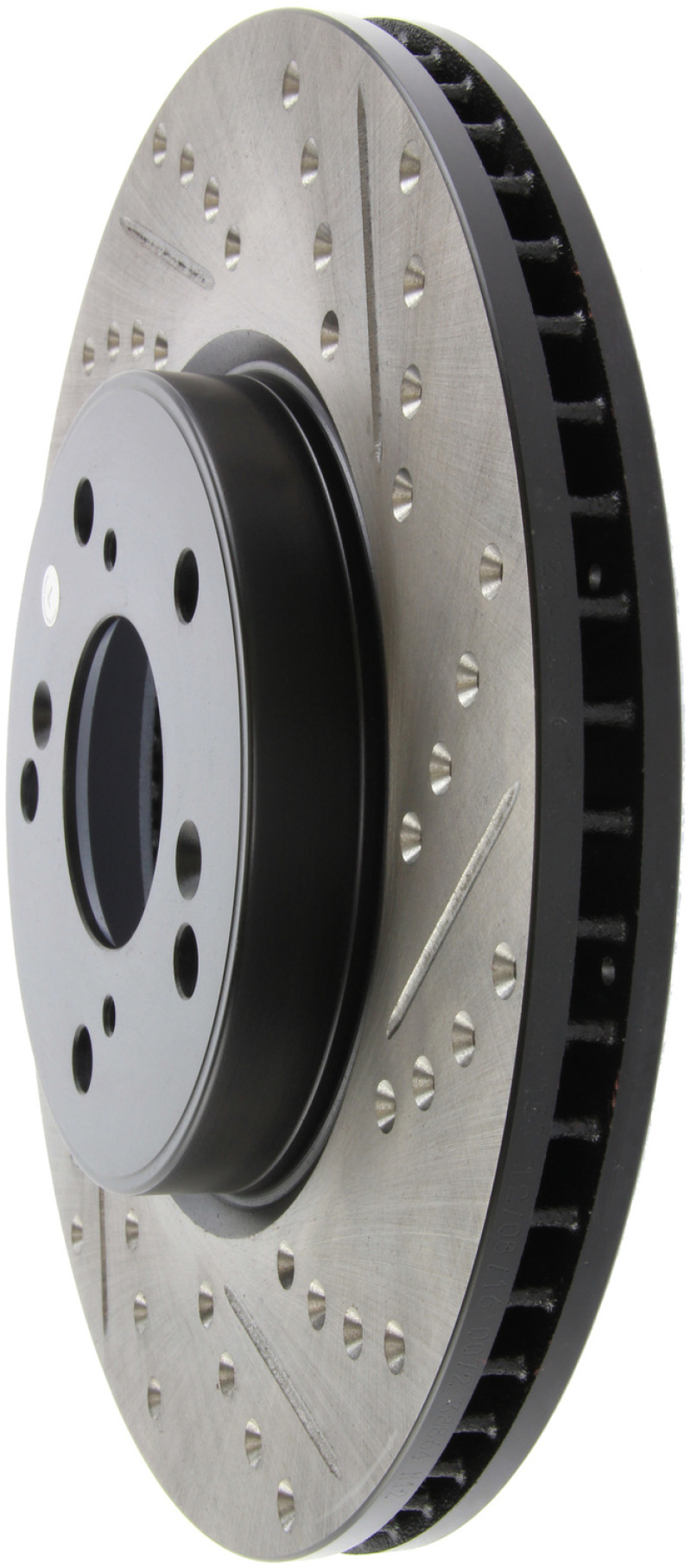 Picture of Sport Drilled & Slotted Brake Rotor; Front Left