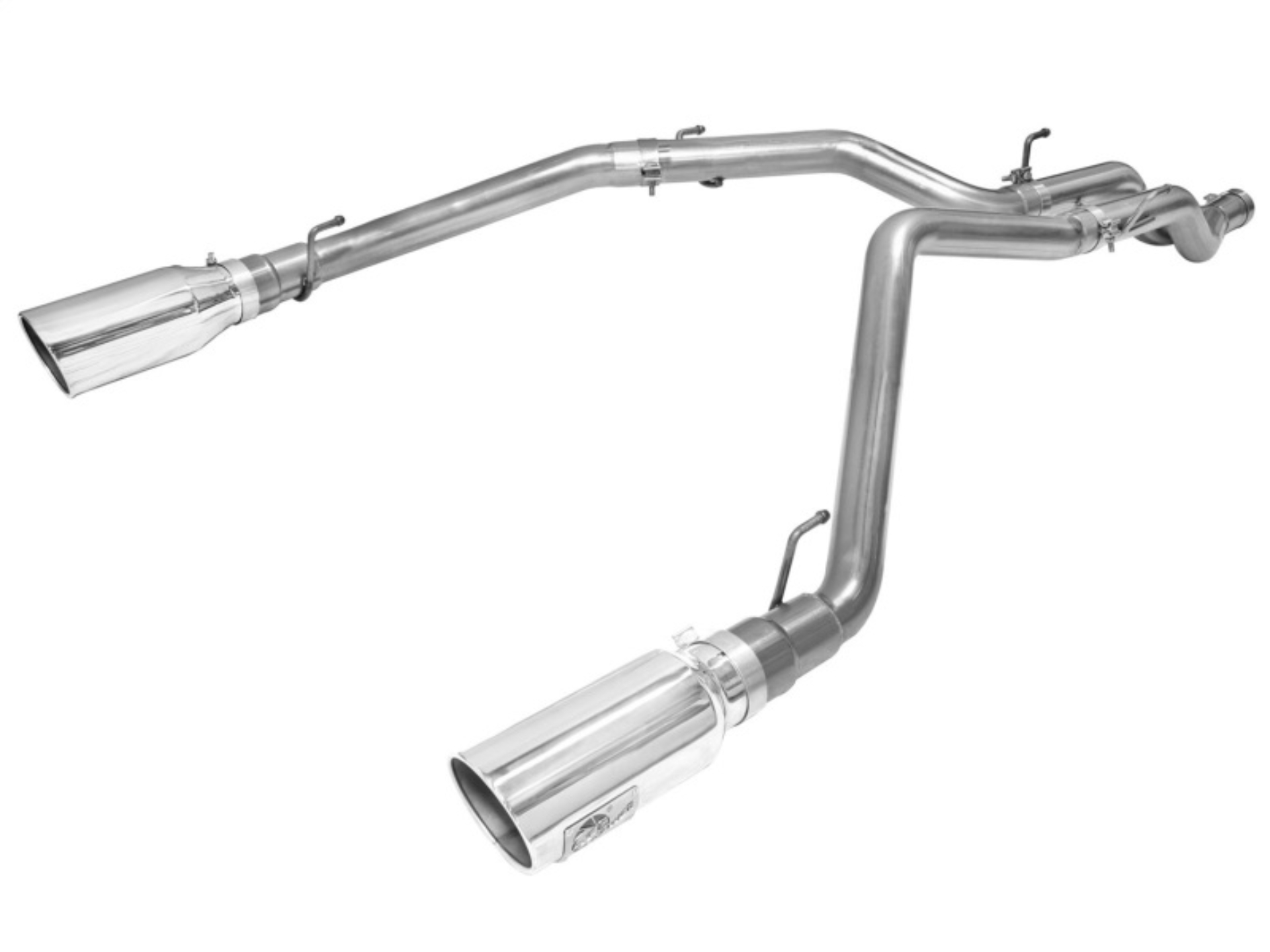Picture of aFe MACHForce XP DPF-Back Exhaust 3in SS w/ 6in Polished Tips 2014 Dodge Ram 1500 V6 3.0L EcoDiesel