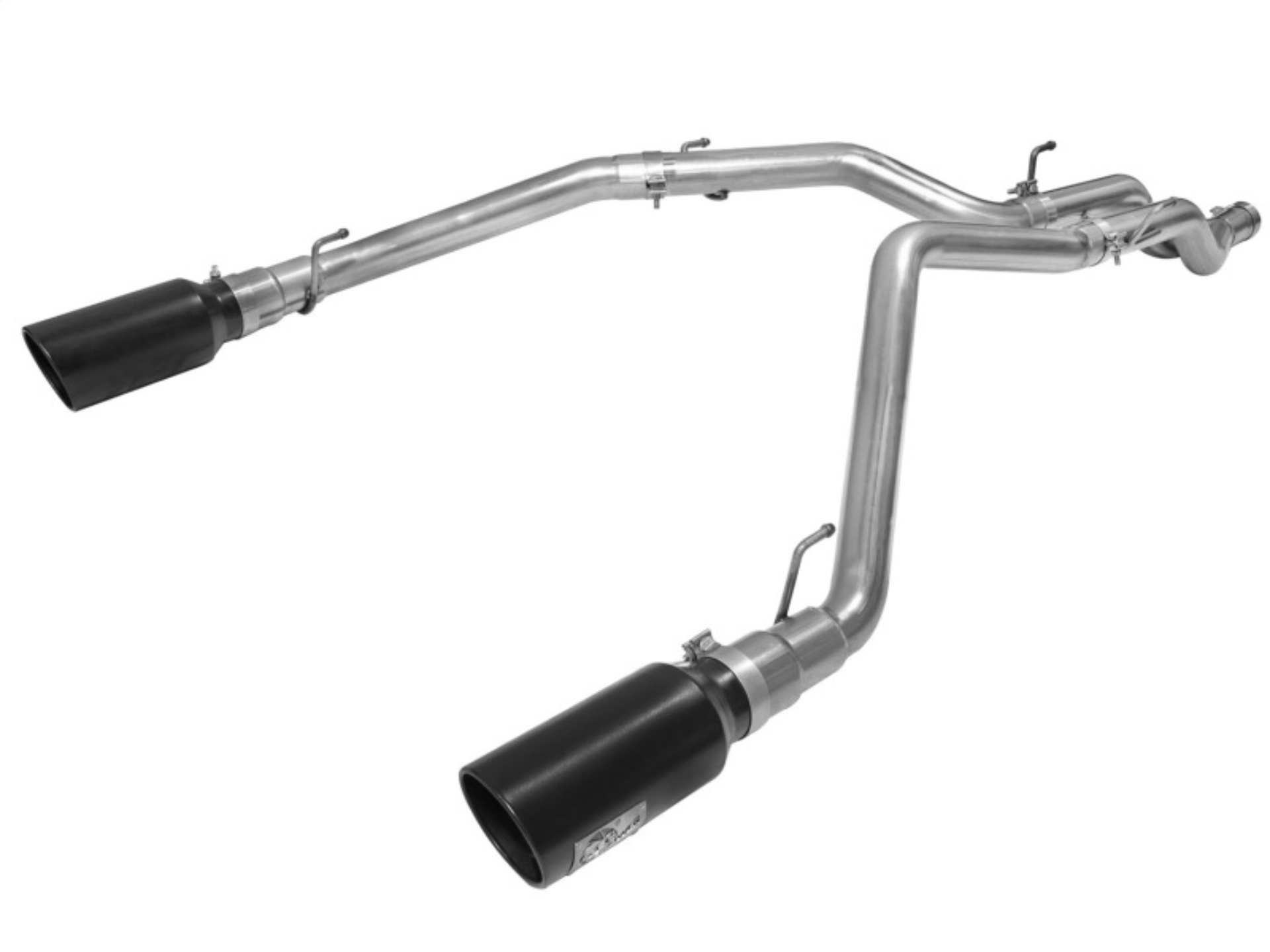 Picture of aFe MACHForce XP DPF-Back Exhaust 3in SS w/ 6in Black Tips 2014 Dodge Ram 1500 V6 3.0L EcoDiesel