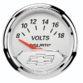 Picture of Autometer Chevy Vintage 2in 8-18 Volts Short Sweep Electronic Voltmeter Gauge