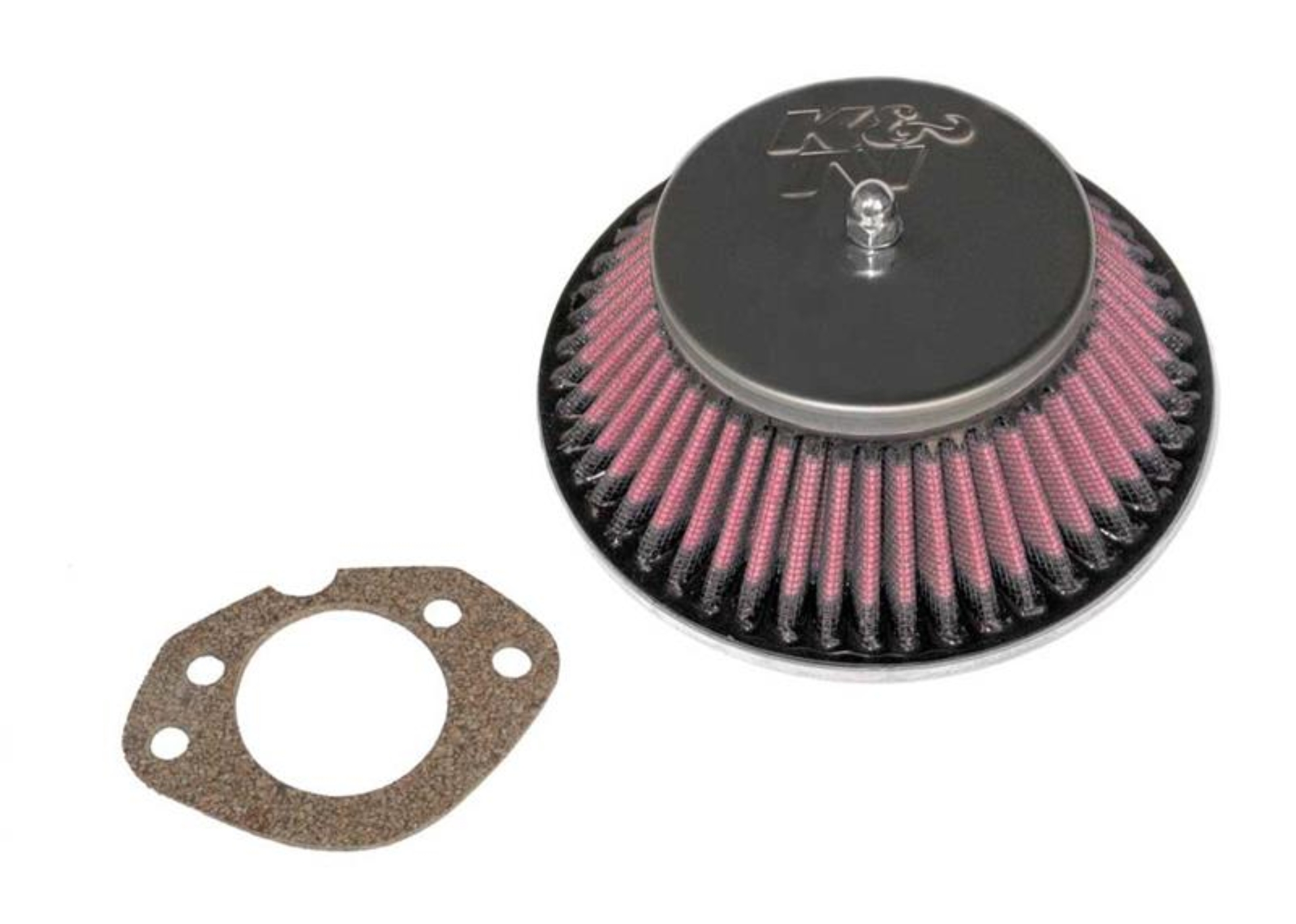 Picture of K&N Custom Racing Assembly - Round Tapered - Red 1.656in Neck Flange - 2.25in Over Height