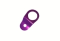 Picture of Torque Solution Radiator Mount with Insert (Purple) : Mitsubishi Evolution 7/8/9