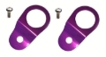 Picture of Torque Solution Radiator Mount Combo with Inserts (Purple) : Mitsubishi Evolution 7/8/9