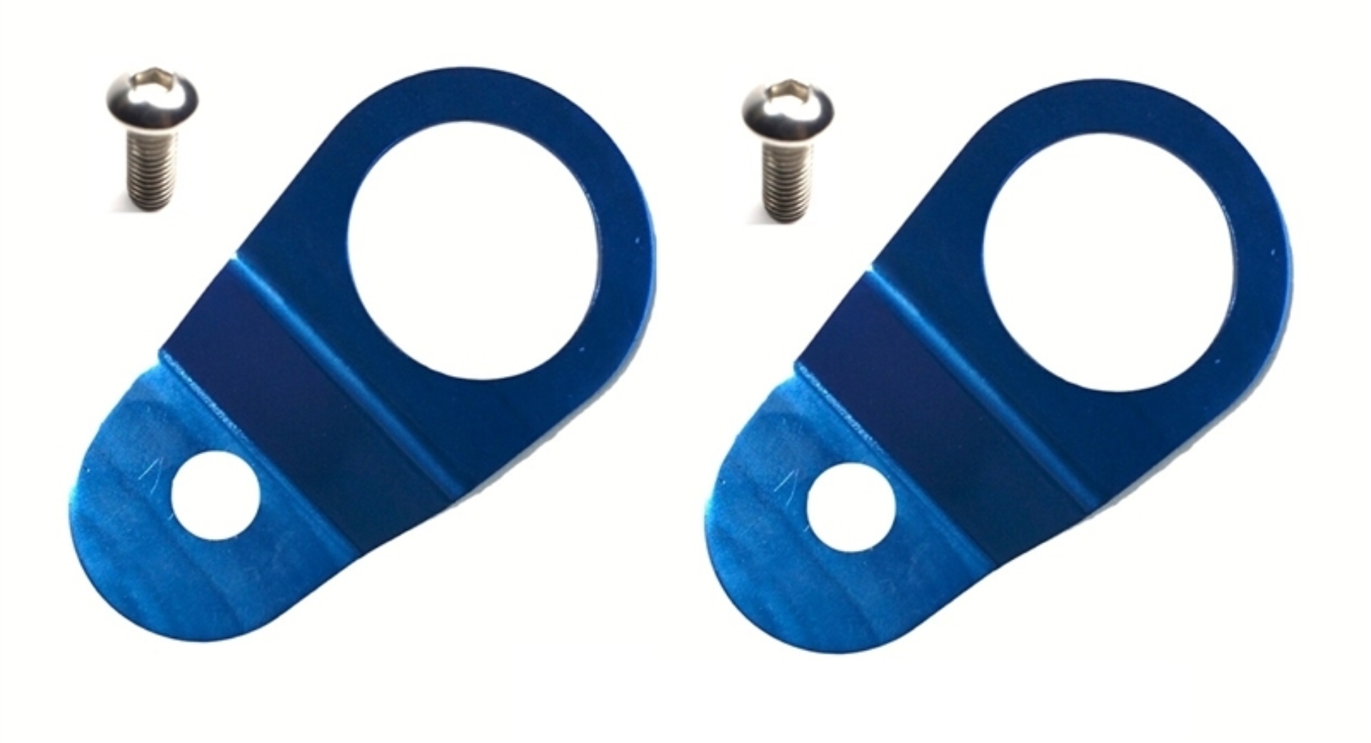 Picture of Torque Solution Radiator Mount Combo with Inserts (Blue) : Mitsubishi Evolution 7/8/9