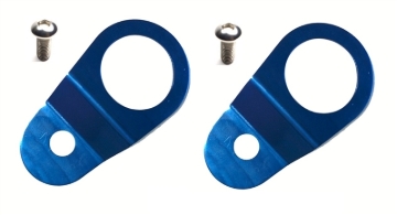Picture of Torque Solution Radiator Mount Combo (Blue) : Mitsubishi Evolution 7/8/9