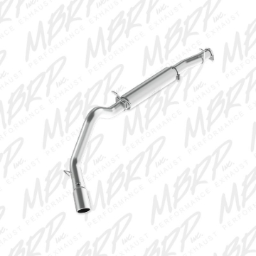 Picture of MBRP 04-07 Ford 6.0L E-250/350 Van 4in Cat Back Single Side Exit Alum Exhaust