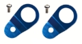 Picture of Torque Solution Radiator Mount Combo with Inserts (Blue) : Mitsubishi Evolution 7/8/9