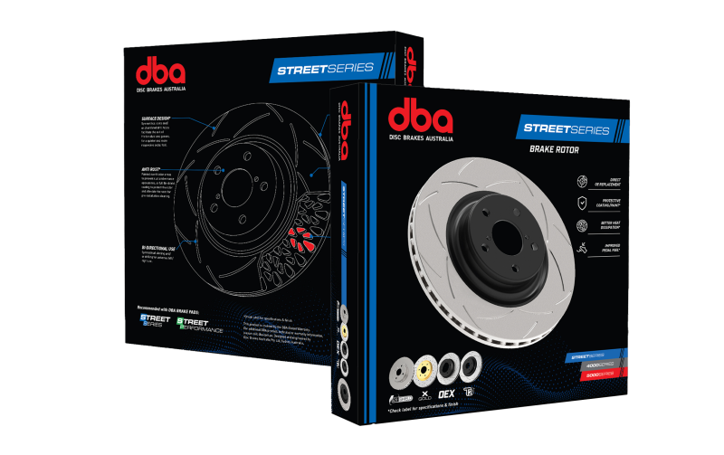 Picture of DBA Street Slotted Rotors Brake Rotors - DBA2650S-10