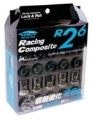 Picture of Project Kics 12X1.25 Black R26 Lug Nuts - 16+4