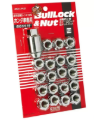 Picture of Project Kics 12X1.50 Chrome Bull Lock And Nut Set Open 19Mm Hex - 16 LUGS + 4 LOCKS