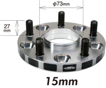 Picture of Project Kics 12X1.50 HUB67MM 5x114.3 Wide Tread Spacers - 15MM