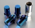 Picture of Project Kics 12X1.50 Titanium Blue Caliber Lug Nut