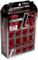 Picture of Project Kics 12X1.25 Red Leggdura Racing Lug Nuts - 16 PCS