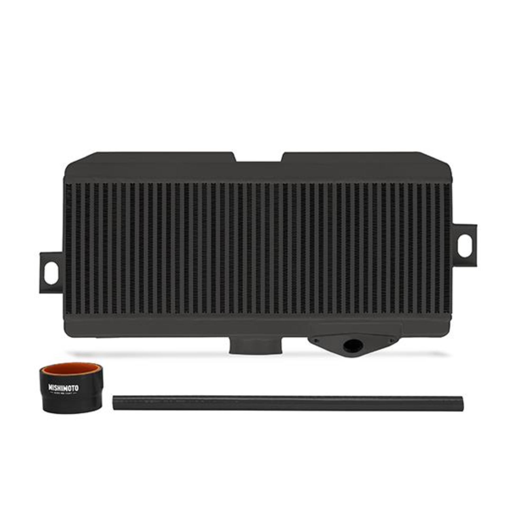 Picture of Mishimoto Subaru 08-15 WRX STi Top-Mount Intercooler Kit - Powder Coated Black & Black Hoses