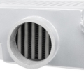 Picture of Mishimoto Subaru 08-15 WRX STi Top-Mount Intercooler Kit - Powder Coated Silver & Black Hoses