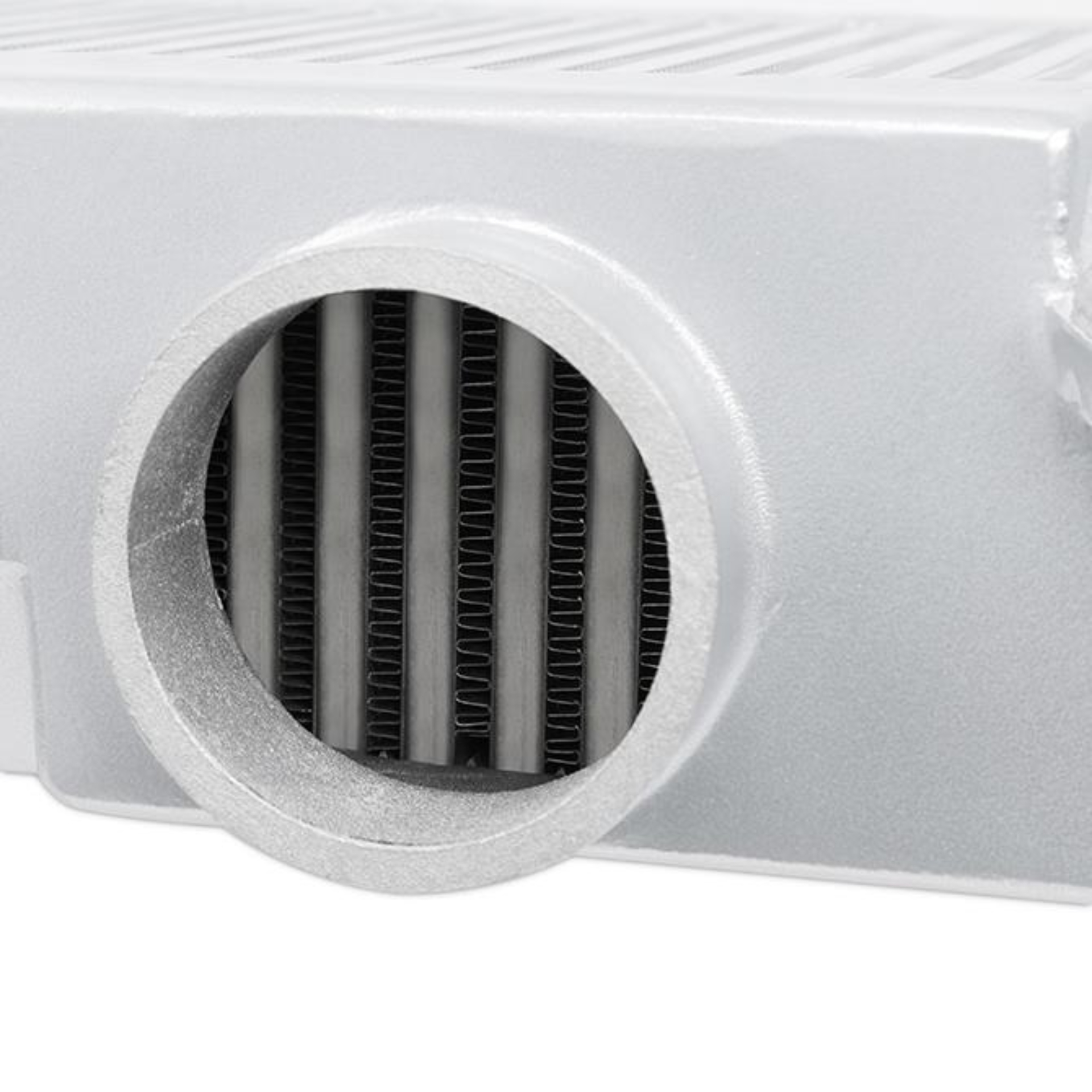 Picture of Mishimoto Subaru 08-15 WRX STi Top-Mount Intercooler Kit - Powder Coated Silver & Black Hoses