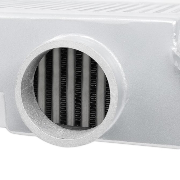 Picture of Mishimoto Subaru 08-15 WRX STi Top-Mount Intercooler Kit - Powder Coated Silver & Black Hoses