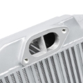 Picture of Mishimoto Subaru 08-15 WRX STi Top-Mount Intercooler Kit - Powder Coated Silver & Black Hoses