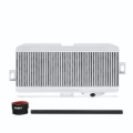 Picture of Mishimoto Subaru 08-15 WRX STi Top-Mount Intercooler Kit - Powder Coated Silver & Black Hoses