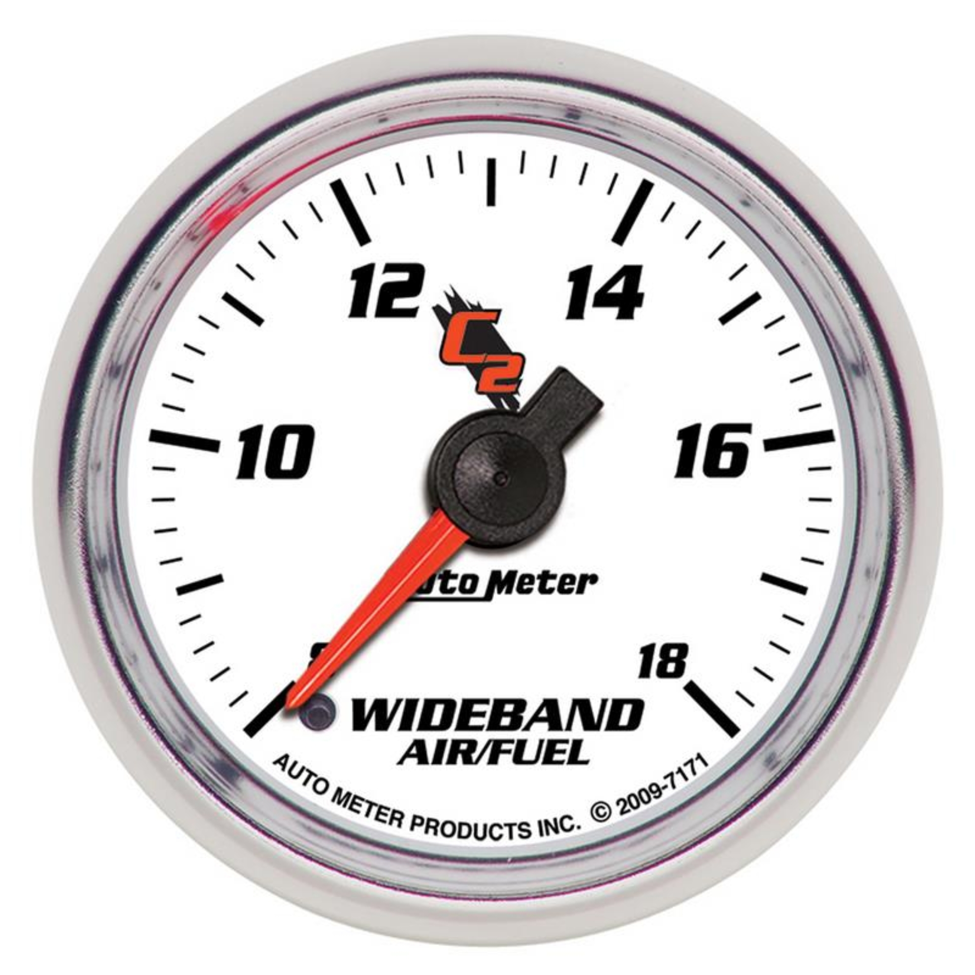 Picture of Autometer C2 2-1/16in Full Sweep Electronic 8:1-18:1 Air/Fuel Ratio Gauge