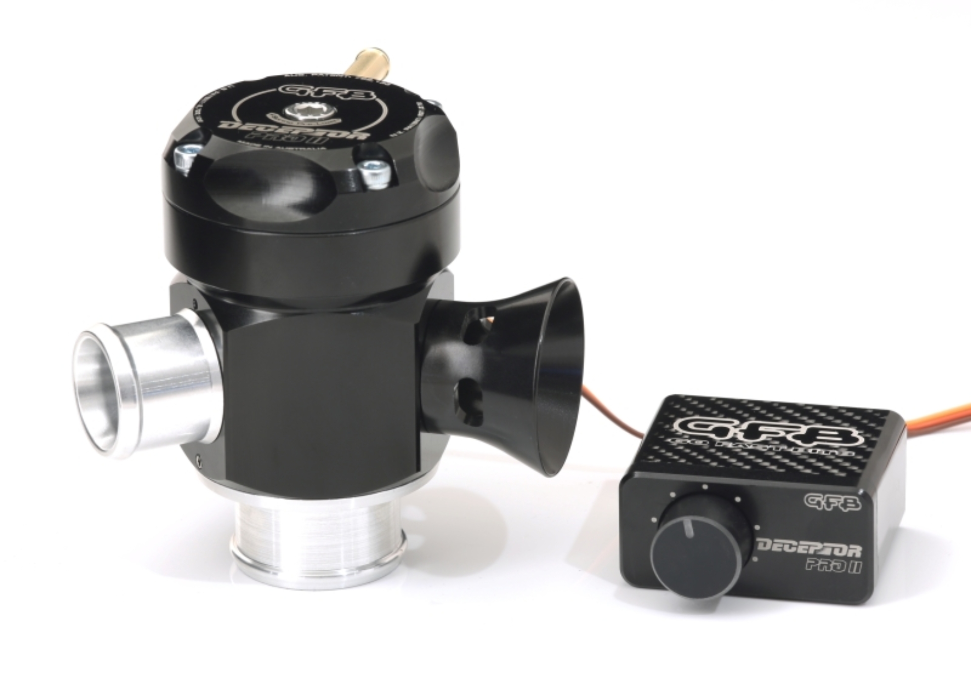 Picture of GFB 01/14+ Subaru WRX Deceptor Pro II Motorised Blow Off Valve w/TMS Advantage- Adjust In Cabin