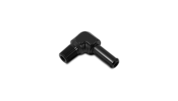 Picture of Vibrant 1/8 NPT to 1/4in Barb Straight Fitting 90 Deg Adapter - Aluminum