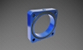 Picture of Torque Solution TQS TB Spacer-Blue Throttle Body Spacers - TS-TBS-023BU