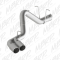 Picture of MBRP 11-15 Chevy/GMC 2500/3500 4in Filter Back Dual Outlet Single Side Alum Exhaust System